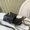 Chanle Mini Flap Bag Grained Calfskin & Gold-Tone Meta
