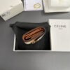 SMALL FLAP WALLET TRIOMPHE IN TEXTILE AND CALFSKIN