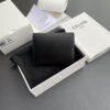 SMALL FLAP WALLET TRIOMPHE IN SHINY CALFSKIN