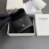 SMALL FLAP WALLET TRIOMPHE IN SHINY CALFSKIN