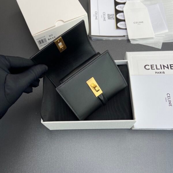 SMALL TRIFOLD WALLET 16 IN SATINATED CALFSKIN