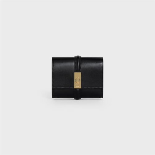 SMALL TRIFOLD WALLET 16 IN SATINATED CALFSKIN