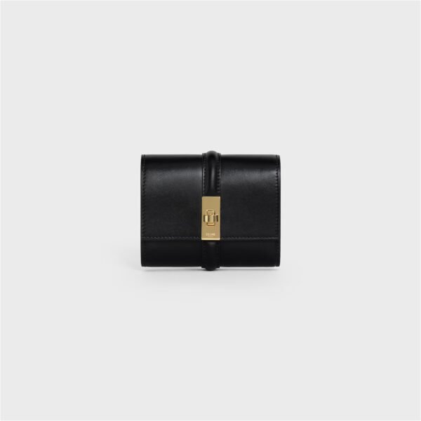 SMALL TRIFOLD WALLET 16 IN SATINATED CALFSKIN