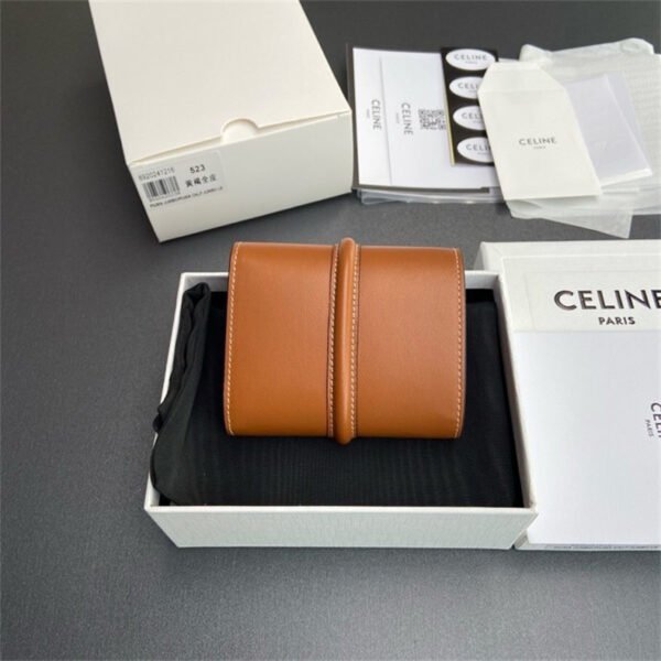 SMALL TRIFOLD WALLET 16 IN SATINATED CALFSKIN