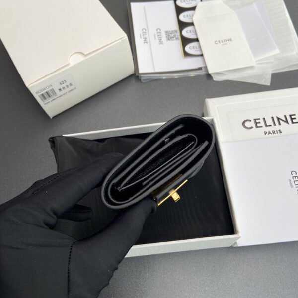 SMALL TRIFOLD WALLET 16 IN SATINATED CALFSKIN