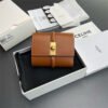SMALL TRIFOLD WALLET 16 IN SATINATED CALFSKIN