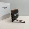SMALL POUCH WITH STRAP CUIR TRIOMPHE IN TRIOMPHE CANVAS WITH CELINE PRINT