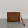 SMALL POUCH WITH STRAP CUIR TRIOMPHE IN SMOOTH CALFSKIN