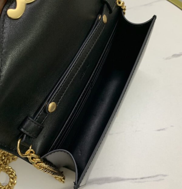 WALLET ON CHAIN MARGO IN SHINY CALFSKIN