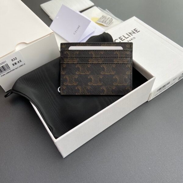 TRIOMPHE logo print card holder
