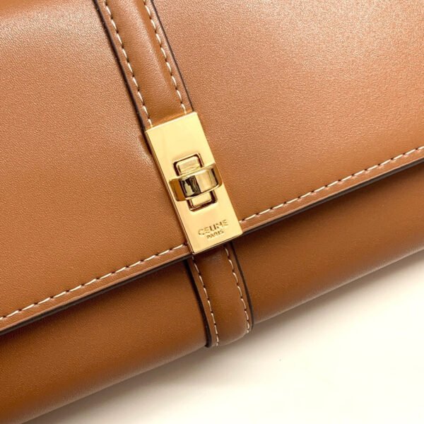 LARGE WALLET 16 IN SATINATED CALFSKIN