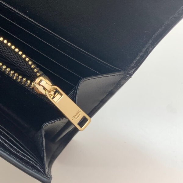 LARGE WALLET 16 IN SATINATED CALFSKIN