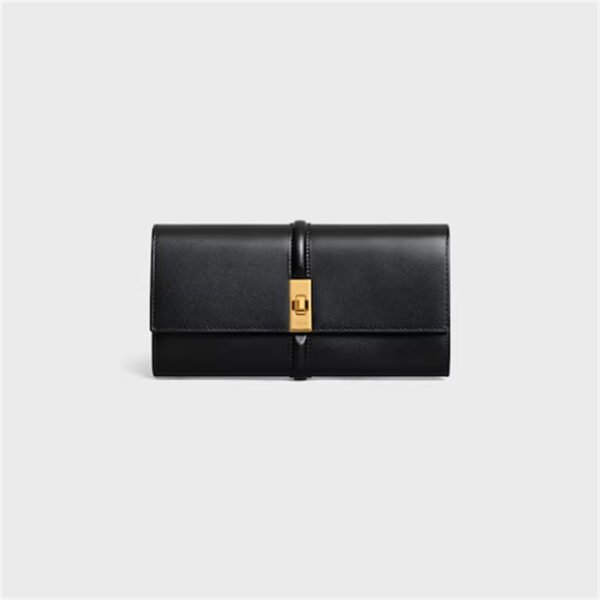 LARGE WALLET 16 IN SATINATED CALFSKIN