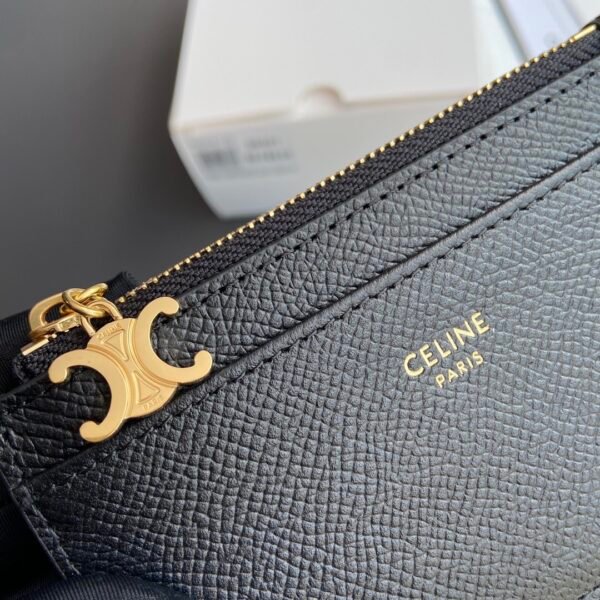 TRIOMPHE ZIP CARD HOLDER WITH CHANDLE