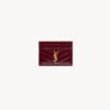 CASSANDRE MATELASSÉ CARD CASE IN PATENT LEATHER