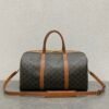 MEDIUM TRAVEL BAG IN TRIOMPHE CANVAS AND CALFSKIN