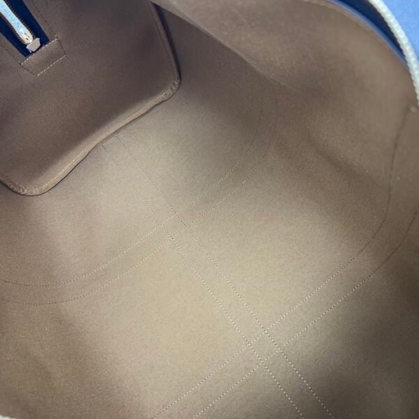 MEDIUM TRAVEL BAG IN TRIOMPHE CANVAS AND CALFSKIN