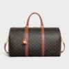 LARGE TRAVEL BAG IN TRIOMPHE CANVAS AND CALFSKIN