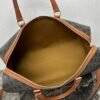 LARGE TRAVEL BAG IN TRIOMPHE CANVAS AND CALFSKIN