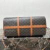 LARGE TRAVEL BAG IN TRIOMPHE CANVAS AND CALFSKIN