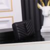 CASSANDRE MATELASSÉ ZIP AROUND WALLET IN GRAIN DE POUDRE LEATHER