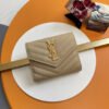CASSANDRE MATELASSÉ COMPACT TRI-FOLD WALLET IN LAMBSKIN