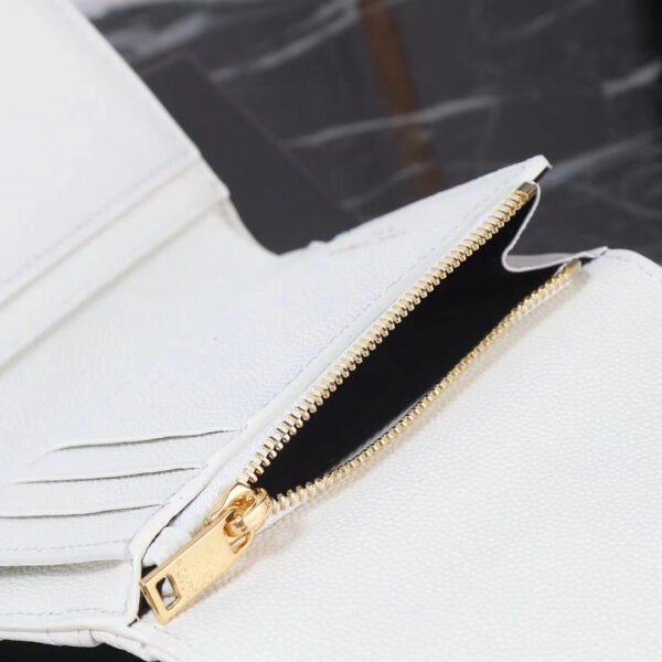 CASSANDRE MATELASSÉ COMPACT TRI-FOLD WALLET IN LAMBSKIN
