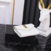 CASSANDRE MATELASSÉ COMPACT TRI-FOLD WALLET IN LAMBSKIN