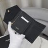 CASSANDRE MATELASSÉ COMPACT TRI FOLD WALLET IN GRAIN DE POUDRE LEATHER