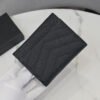 CASSANDRE MATELASSÉ COMPACT TRI FOLD WALLET IN GRAIN DE POUDRE LEATHER