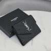 CASSANDRE MATELASSÉ COMPACT TRI FOLD WALLET IN GRAIN DE POUDRE LEATHER