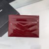 CASSANDRE MATELASSÉ CARD CASE IN PATENT LEATHER
