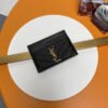 CASSANDRE MATELASSÉ CARD CASE IN GRAIN DE POUDRE LEATHER