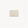CASSANDRE MATELASSÉ CARD CASE IN GRAIN DE POUDRE LEATHER
