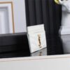 CASSANDRE MATELASSÉ CARD CASE IN GRAIN DE POUDRE LEATHER