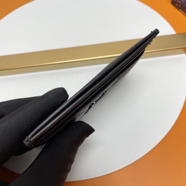 CASSANDRE MATELASSÉ CARD CASE IN GRAIN DE POUDRE LEATHER