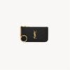 CASSANDRE MATELASSÉ KEY POUCH IN SMOOTH LEATHER