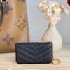 CASSANDRE MATELASSÉ KEY POUCH IN SMOOTH LEATHER