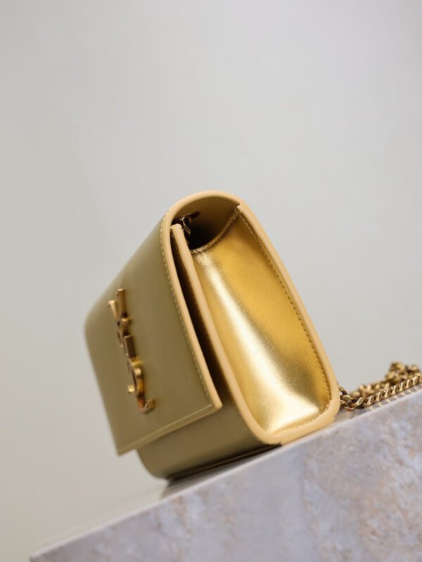 KATE SMALL IN METALLIC LEATHER
