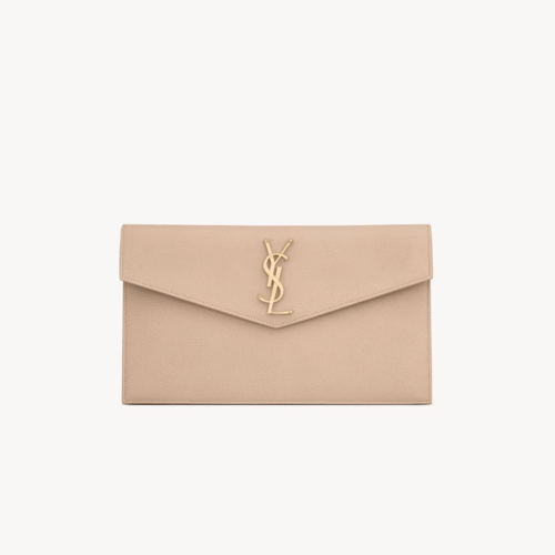 UPTOWN POUCH IN GRAIN DE POUDRE LEATHER