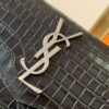 UPTOWN POUCH IN CROCODILE-EMBOSSED SHINY LEATHER
