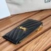 CASSANDRE MATELASSÉ FRAGMENTS CARD CASE IN GRAIN DE POUDRE LEATHER