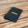 CASSANDRE MATELASSÉ FRAGMENTS CARD CASE IN GRAIN DE POUDRE LEATHER