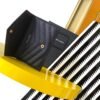 CASSANDRE MATELASSÉ FRAGMENTS FLAP CARD CASE IN GRAIN DE POUDRE LEATHER