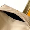 CASSANDRE MATELASSÉ FRAGMENTS FLAP CARD CASE IN GRAIN DE POUDRE LEATHER