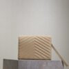 CASSANDRE MATELASSÉ FLAP POUCH IN GRAIN DE POUDRE LEATHER
