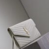 CASSANDRE MATELASSÉ FLAP POUCH IN GRAIN DE POUDRE LEATHER