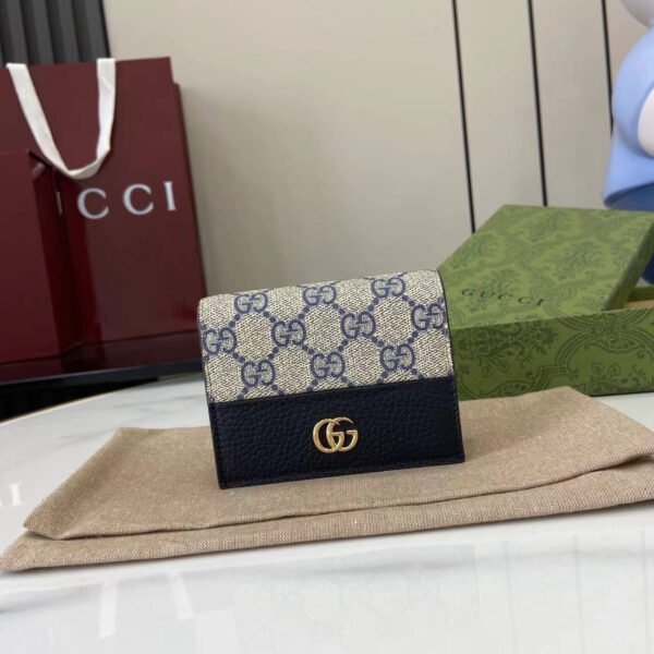 BI-COLOR GG MARMONT SMALL WALLET