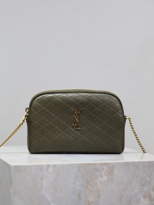 GABY ZIPPERED POUCH IN LAMBSKIN