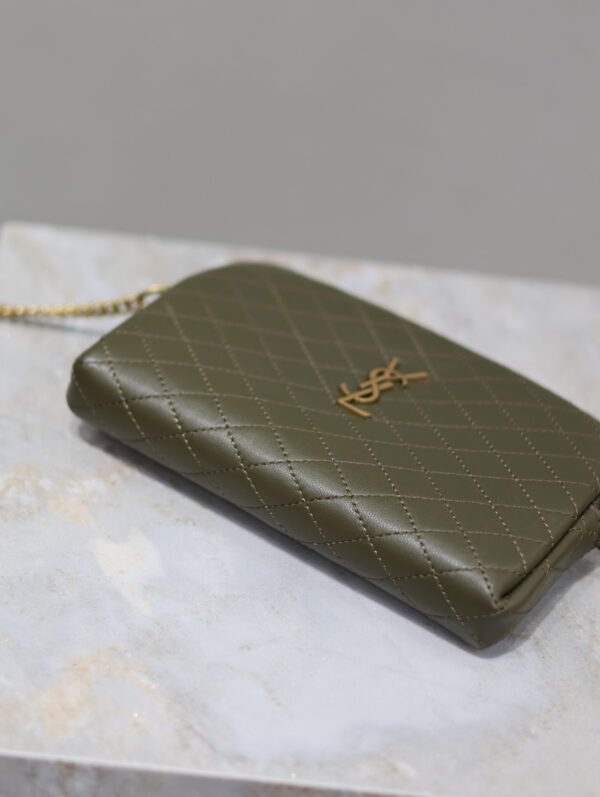 GABY ZIPPERED POUCH IN LAMBSKIN